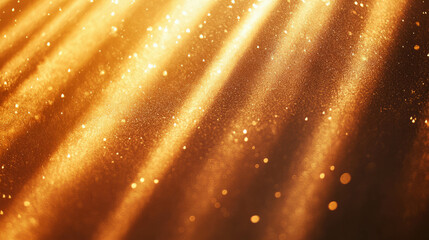 Poster - Ethereal glow with floating dust particles for tranquil design backgrounds