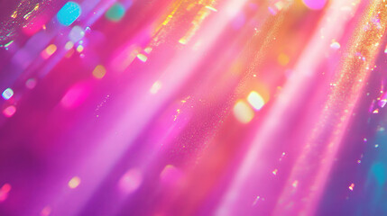 Poster - ethereal soft light background with glittering dust particles for creative designs