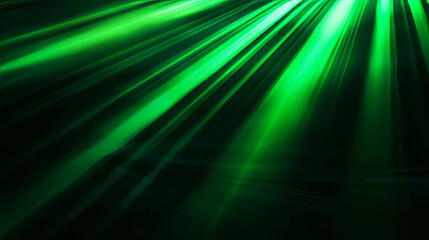 Poster - soft mint glow with subtle light rays for background design