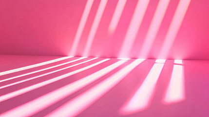 Poster - Dreamy soft pink glow with gentle shadows for elegant background design