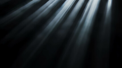Poster - Soft white light rays creating gentle ambient background for artistic design