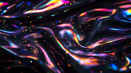 Fototapete - Abstract iridescent star light background with vibrant highlights for creative design