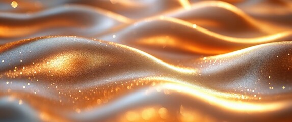 Poster - Luxurious Gold Background with Abstract Motion Lines and Gradient Texture for Elegant Wallpaper Design