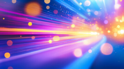 Poster - Vibrant abstract background with vintage light and dynamic shapes for creative designs