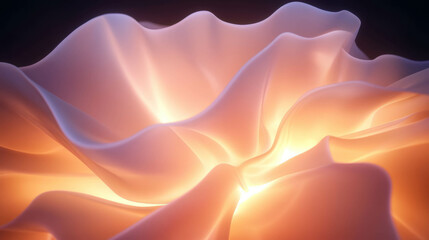 Poster - Abstract organic form with vintage light effects for creative design backgrounds