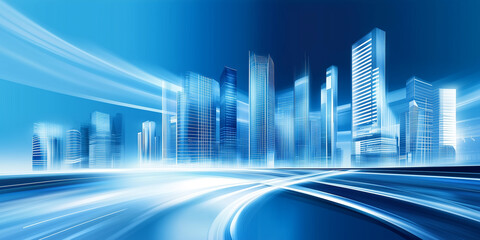 Wall Mural - abstract city background
