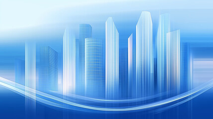 Wall Mural - abstract city background