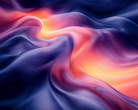 Abstract Flowing Colors in Dynamic Abstract Background