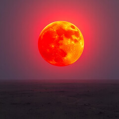 Wall Mural - sun and moon