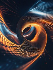 Leinwandbilder - Abstract representation of connection and collaboration illustrating trust in business agreements. Generative AI
