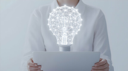 Aufkleber - Innovative Concept of Idea Generation with Digital Light Bulb