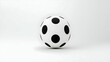 © Surachate - White Ball with Black Dots on Simple Background for Sports Imagery