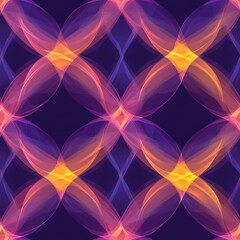 Poster - Dramatic pattern of orange and pink smoke creating a captivating and ethereal visual experience