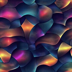 Poster - A collection of colorful shapes forming a playful pattern that inspires creativity and joy