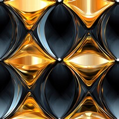 Poster - Elegant gold and black background with a luxurious feel perfect for stylish and sophisticated designs