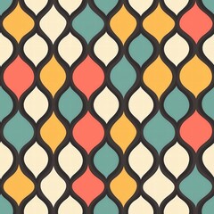 Poster - Dynamic and colorful pattern featuring a variety of bright shades creating a stunning visual impact