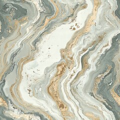 Poster - Elegant and eye-catching marble pattern with intricate swirls and varied color shades and textures