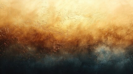 Poster - Abstract Textured Background with Golden and Blue Gradient Hues