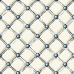 Poster - Abstract white and blue pattern creating a captivating visual experience with unique geometry