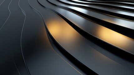Poster - abstract background 3d wallpaper with black stripes 