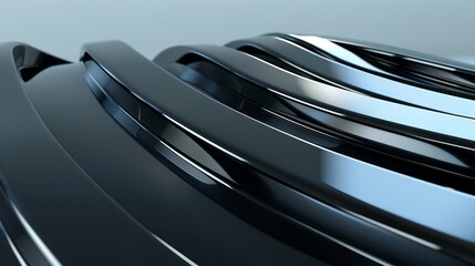 Poster - abstract background 3d wallpaper with black stripes 