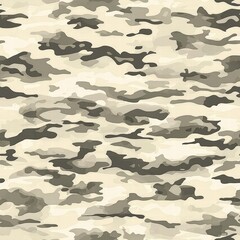 Poster - Distinctive camouflage pattern featuring organic shapes and natural earth tones for concealment