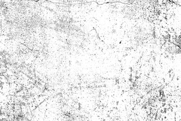 Wall Mural - abstract grunge texture effect, cracks and dust particle grain on white background. dirt overlay or 
