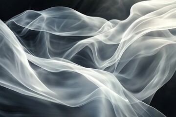 Wall Mural - Abstract Flowing Fabric Design