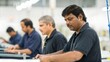 © Jo - Indian Assembly Line Workers in a Production Facility