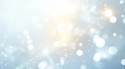 Poster - Ethereal light dance abstract space digital artwork soft white background close-up wispy light concept