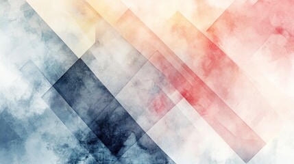 Poster - Creating serene abstract watercolor art studio art piece calm environment artist's perspective soft pastel inspiration