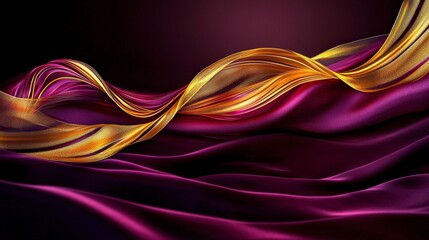Leinwandbilder - A dynamic depiction of thai keaw chueak patterns abstract art colorful fabrics studio setting artistic viewpoint
