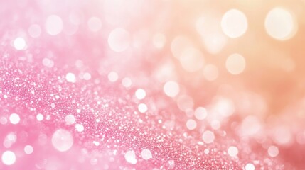 Poster - Creating a subtle soft pink sparkling gradient for gentle background artistry digital space graphic design creative studio aesthetic concept