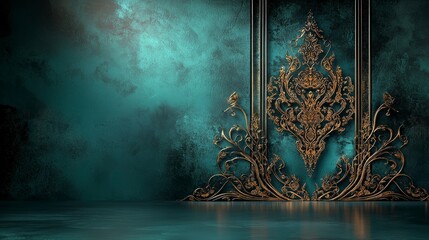Poster - Exotic thai art pikulin piece in a luxurious cultural heritage environment
