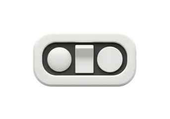 Wall Mural - stylish minimalist toggle switch design for modern user interface and digital applications
