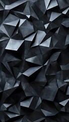Poster - Abstract background with sharp dark geometric shapes and patterns