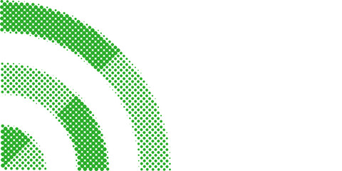 Aufkleber - abstract halftone effect background vector design. abstract circle gradation.