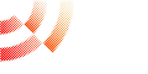 Aufkleber - abstract halftone effect background vector design. abstract circle gradation.