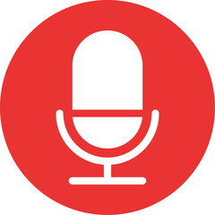 Fototapete - Microphone Icons set. Microphone sign, Mic, communications, radio, Podcast, microphone icon. Karaoke mic web and mobile app icons - Vector illustration symbol isolated on transparent background