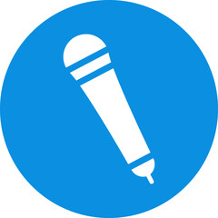 Fototapete - Microphone Icons set. Microphone sign, Mic, communications, radio, Podcast, microphone icon. Karaoke mic web and mobile app icons - Vector illustration symbol isolated on transparent background