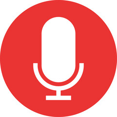 Fototapete - Microphone Icons set. Microphone sign, Mic, communications, radio, Podcast, microphone icon. Karaoke mic web and mobile app icons - Vector illustration symbol isolated on transparent background