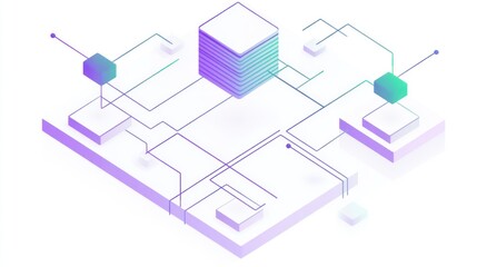 Poster - Data center network connections, server architecture
