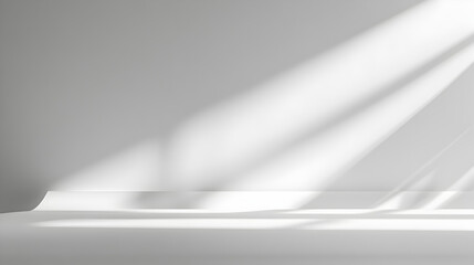 Wall Mural - texture background with a seamless white surface and soft shadows