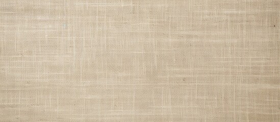 Leinwandbilder - Natural light beige linen texture showcasing subtle woven patterns, perfect for backgrounds or design elements, with soft horizontal lines.
