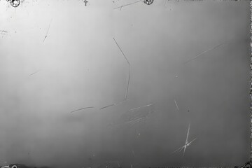 Poster - Abstract scratched metallic surface with soft light background.