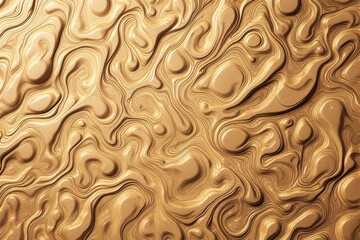 Poster - Abstract gold texture with organic patterns.