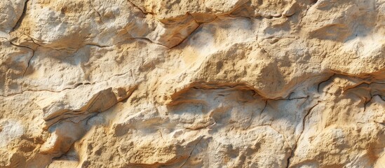Poster - Seamless neutral sandstone texture background with subtle grooves in warm beige tones ideal for wall applications and versatile design use.