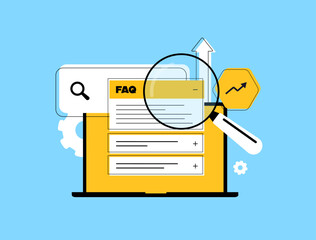 Poster - faq pages for seo improve search visibility with structured data. a well-optimized frequently asked 