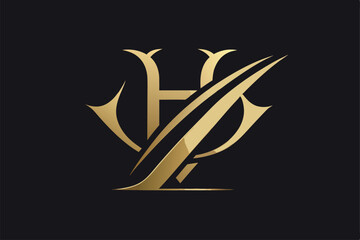 Poster - This logo showcases a contemporary design emphasizing smooth curves and a polished aesthetic, Create a sleek and modern minimalist logo for a high-end fashion house