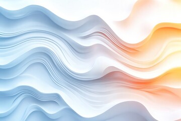 Poster - Waves of color and texture create an abstract design with flowing patterns and gentle gradients